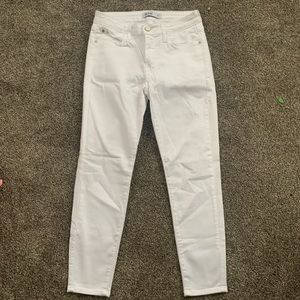 Just Black White Pants